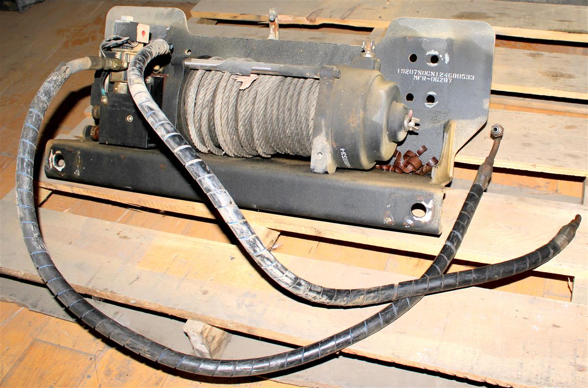 Mile Marker Hydraulic Front Winch with Brackets HMMWV
